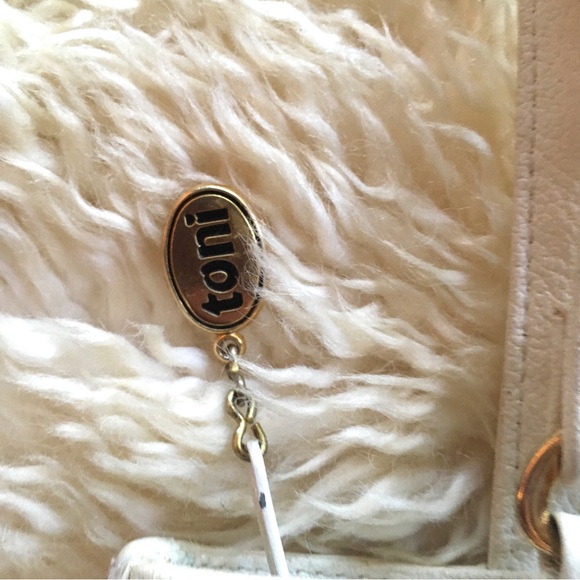 Vintage 90’s Toni White Leather Tote - Picture 3 of 9